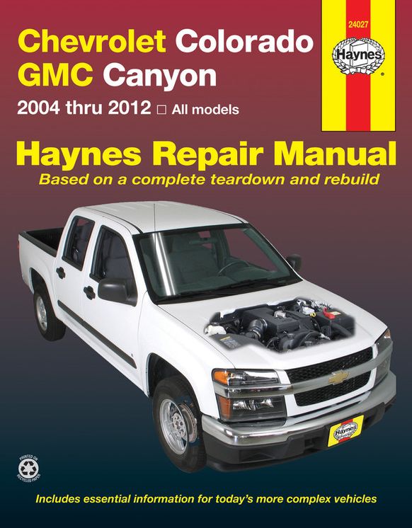 Chevrolet Colorado GMC Canyon 2004 thru 2012