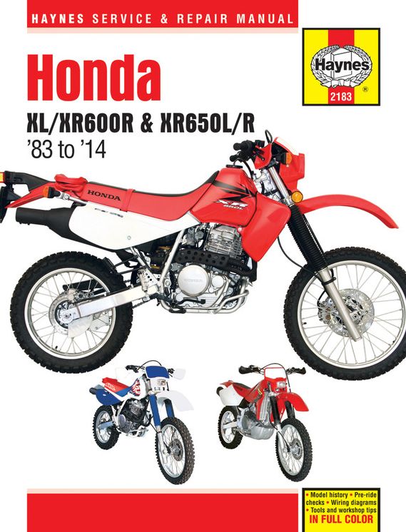 Honda XL/XR600R & XR650L/R, 1983 to 2014