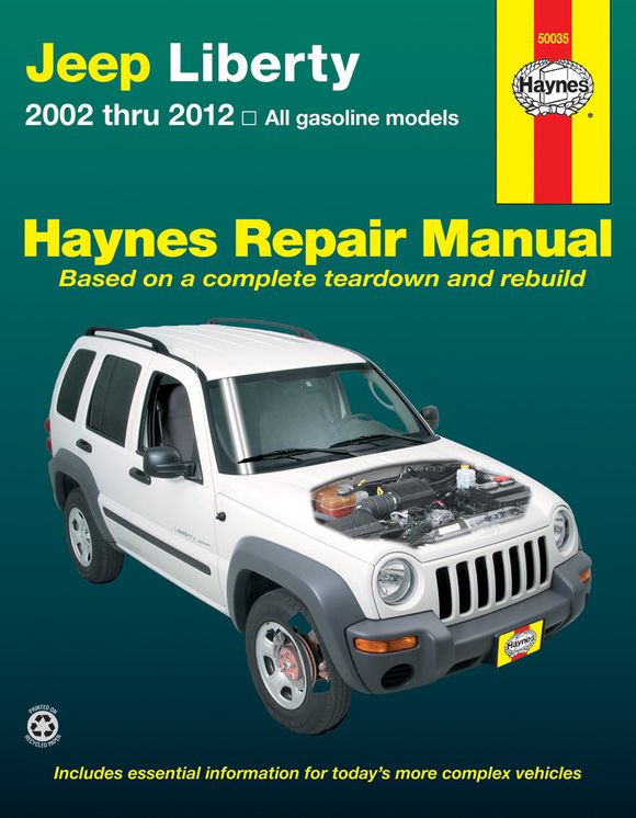 Jeep Liberty 2002 thru 2012: All gasoline models