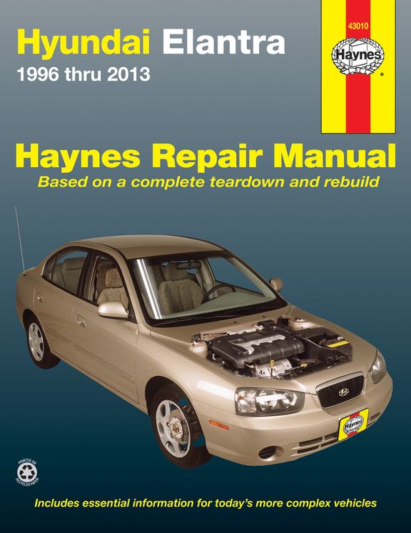 Hyundai Elantra 1996 thru 2013