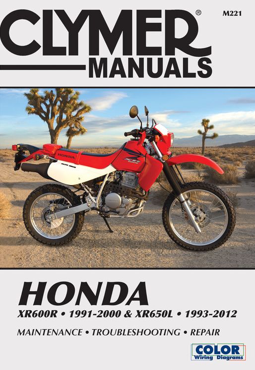Honda XR600R 1991-2000 & XR650L 1993-2012: This manual does not cover XR650R models