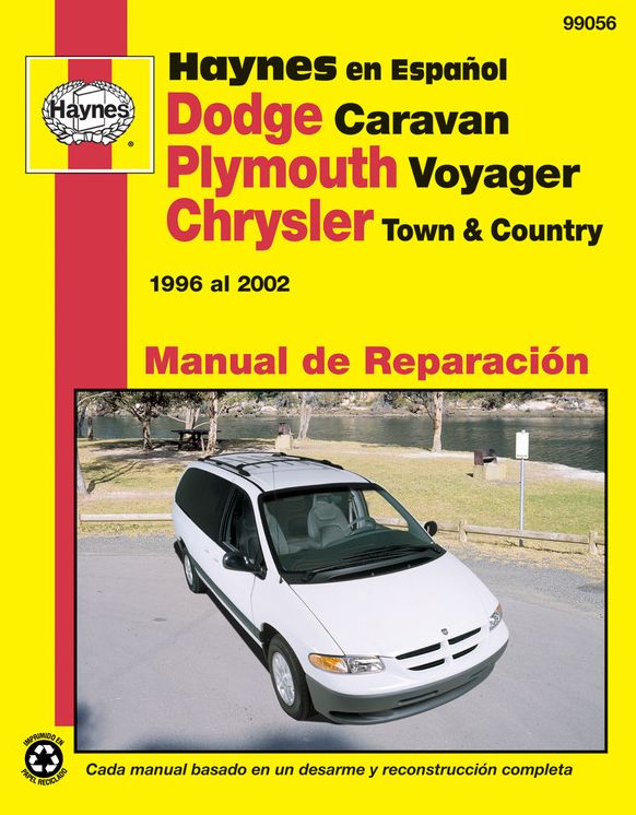 Plymouth Voyager y Chrysler Town & Country Haynes Manual de Reparacion por 1996 al 2002: No incluye informacion especifica para los modelos con traccion total permanente (AWD) y modelos de combustible alternativo