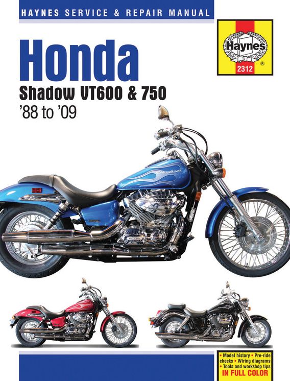Honda Shadow VT600 & 750 '88 to '14