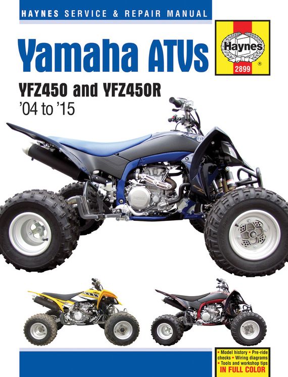 Yamaha ATVs '04 to '15: YFZ450 and YFZ450R