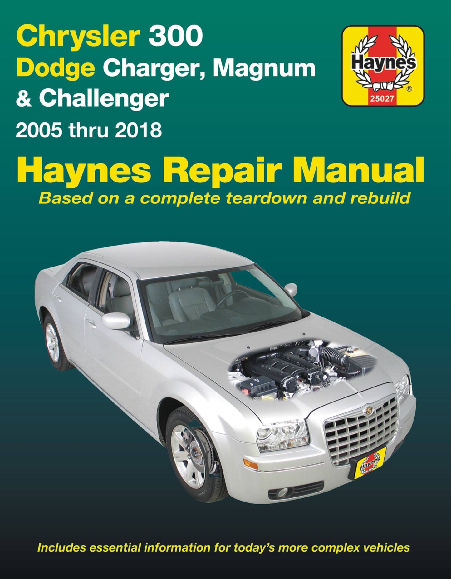 Chrysler 300, Dodge Charger, Magnum & Challenger from 2005-2018 Haynes Repair Manual: (does Not Include Information Specific to Diesel Engine, All-Wheel Drive or Hellcat/Demon Models)