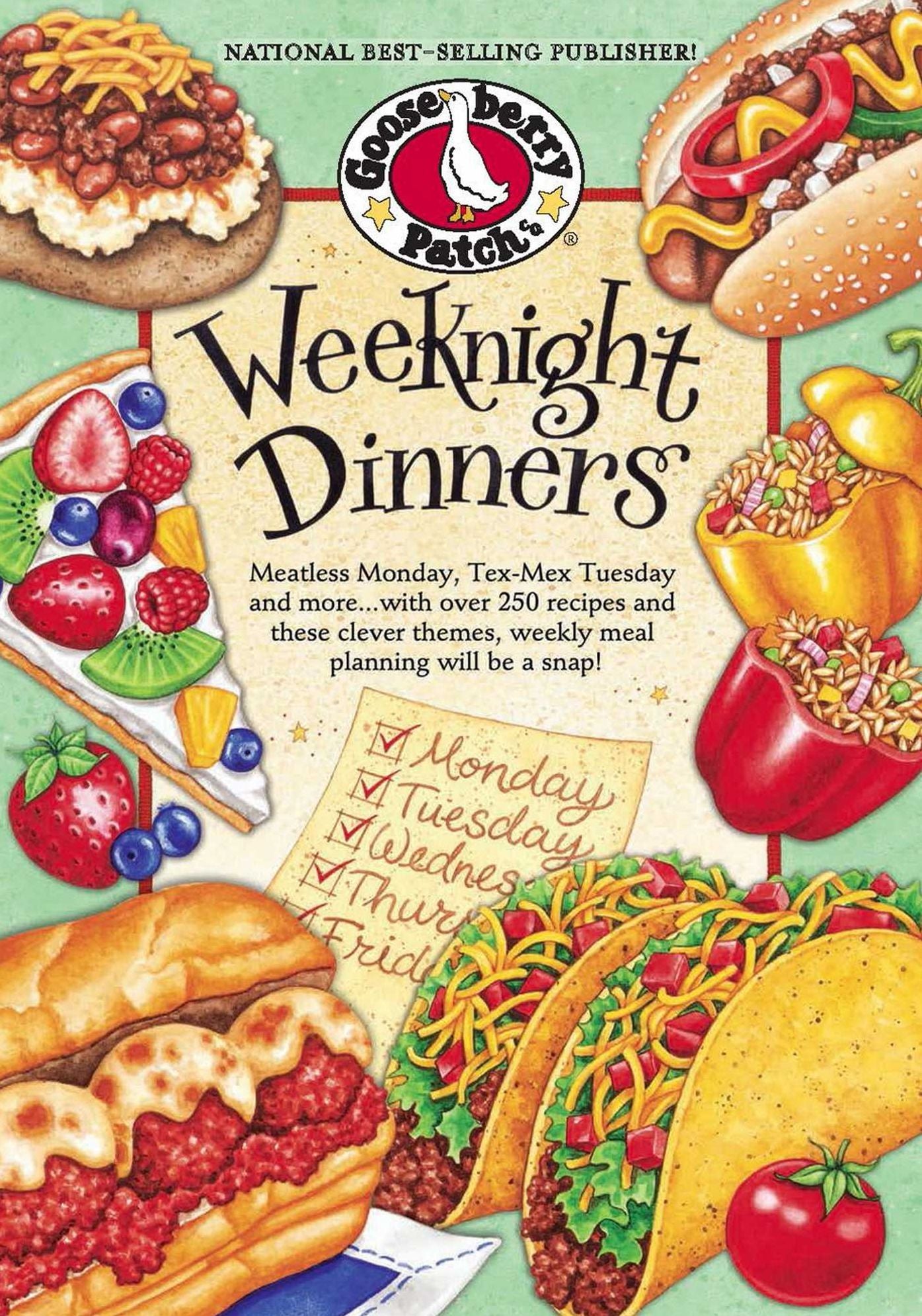 Weeknight Dinners Cookbook with Recipe Videos