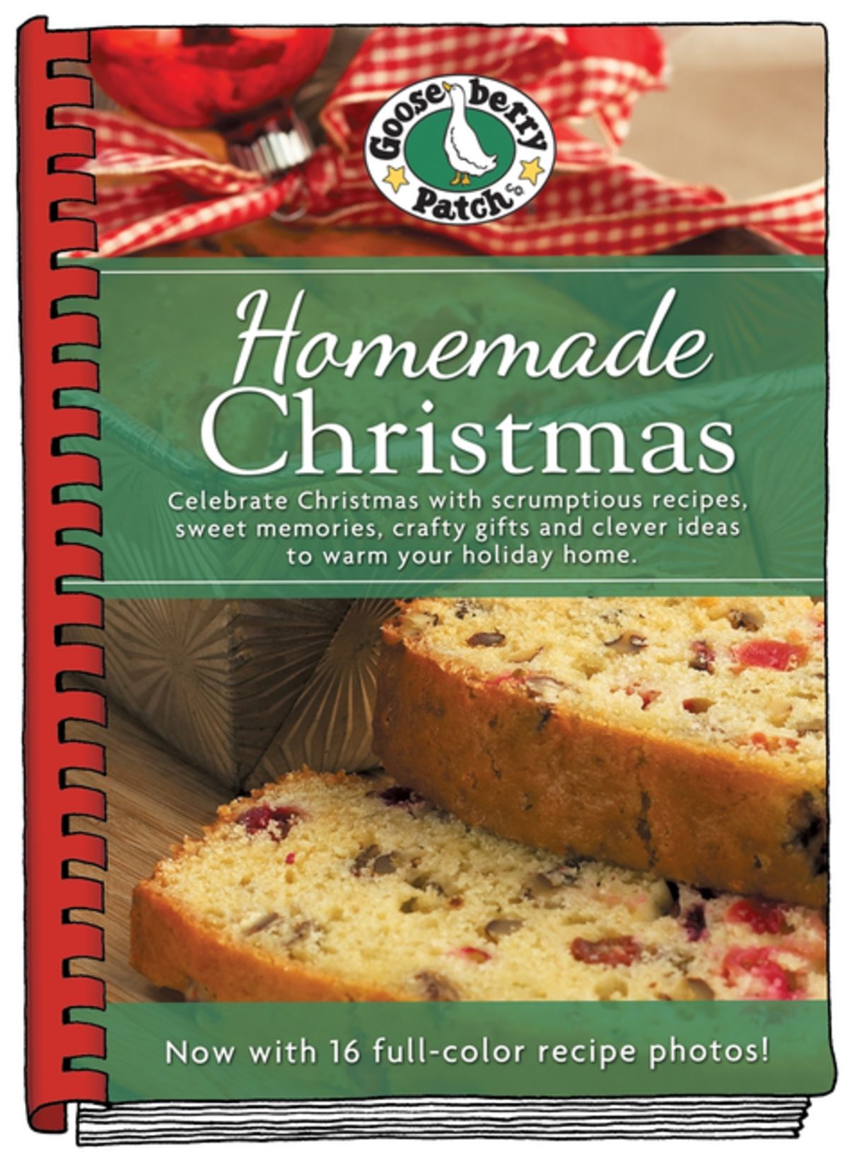 Homemade Christmas Cookbook with Photos