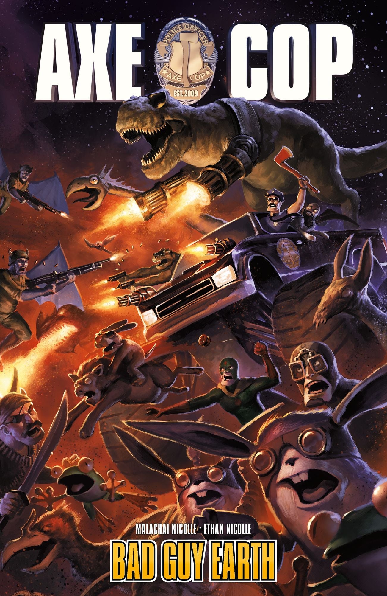 Axe Cop Vol. 2 : Bad Guy Earth