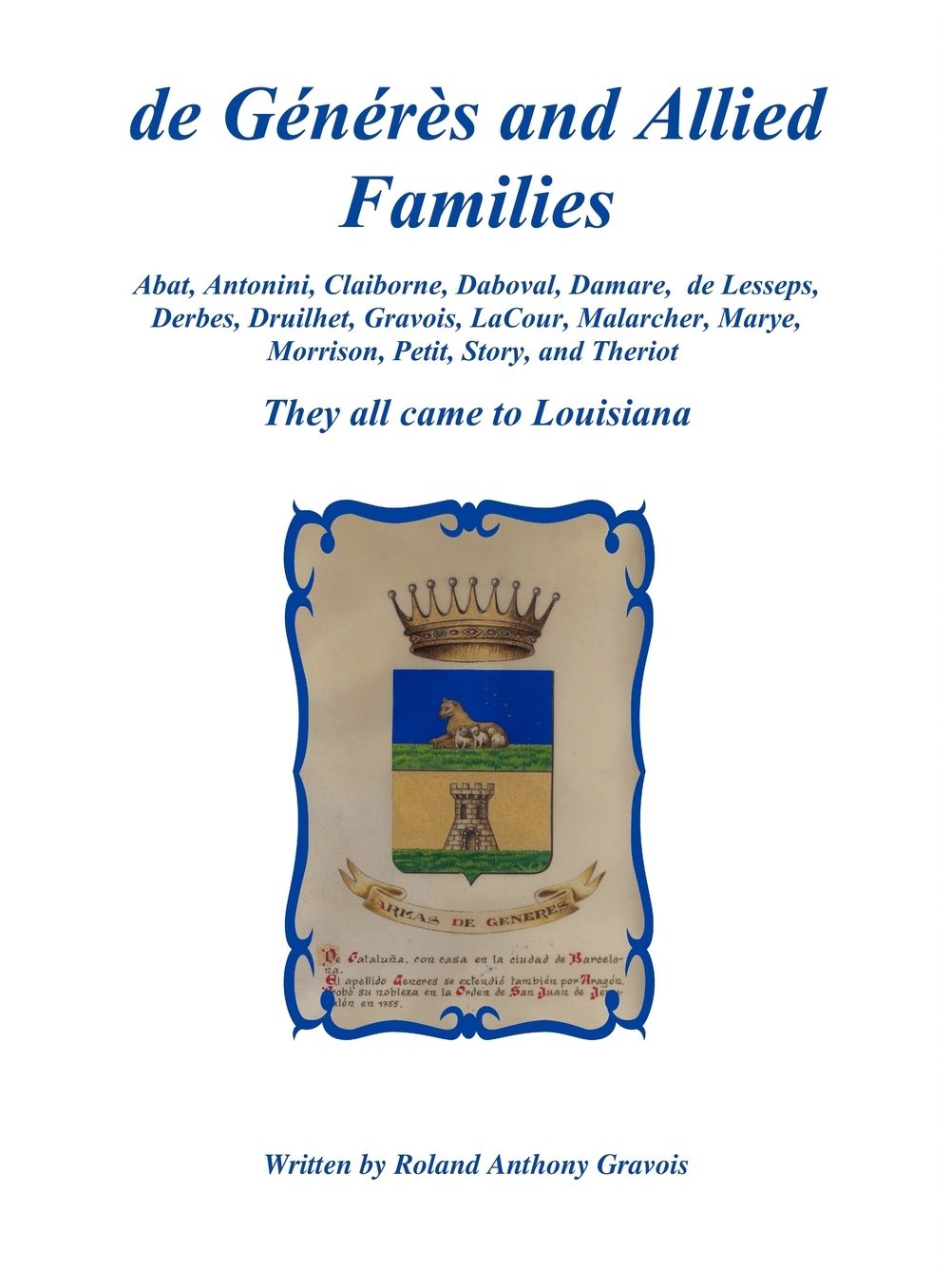 de Générès and Allied Families