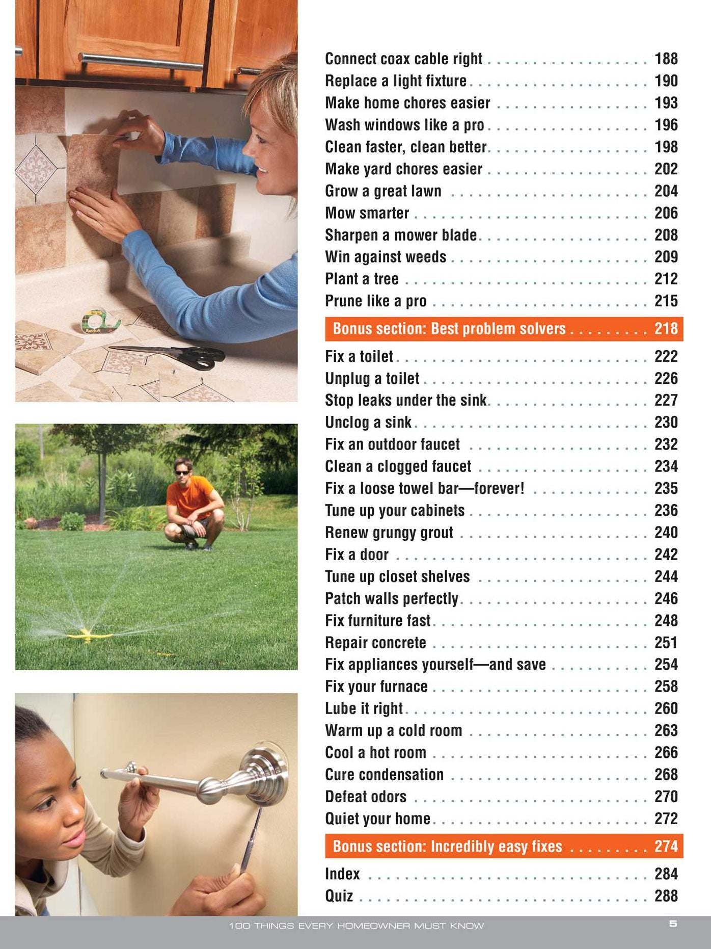 100 Things Every Homeowner Must Know: How to Save Money, Solve Problems and Improve Your Home