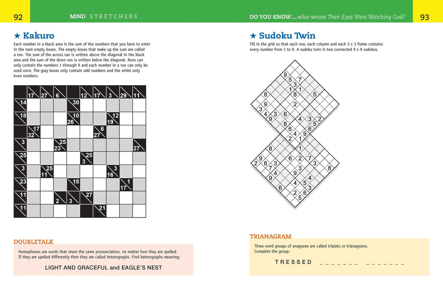 Reader's Digest Mind Stretchers Puzzle Book Vol. 3: Number Puzzles, Crosswords, Word Searches, Logic Puzzles and Surprises
