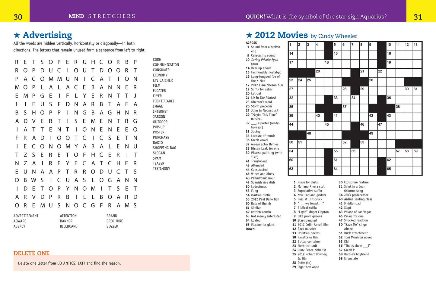 Reader's Digest Mind Stretchers Puzzle Book Vol. 4: Number Puzzles, Crosswords, Word Searches, Logic Puzzles and Surprises
