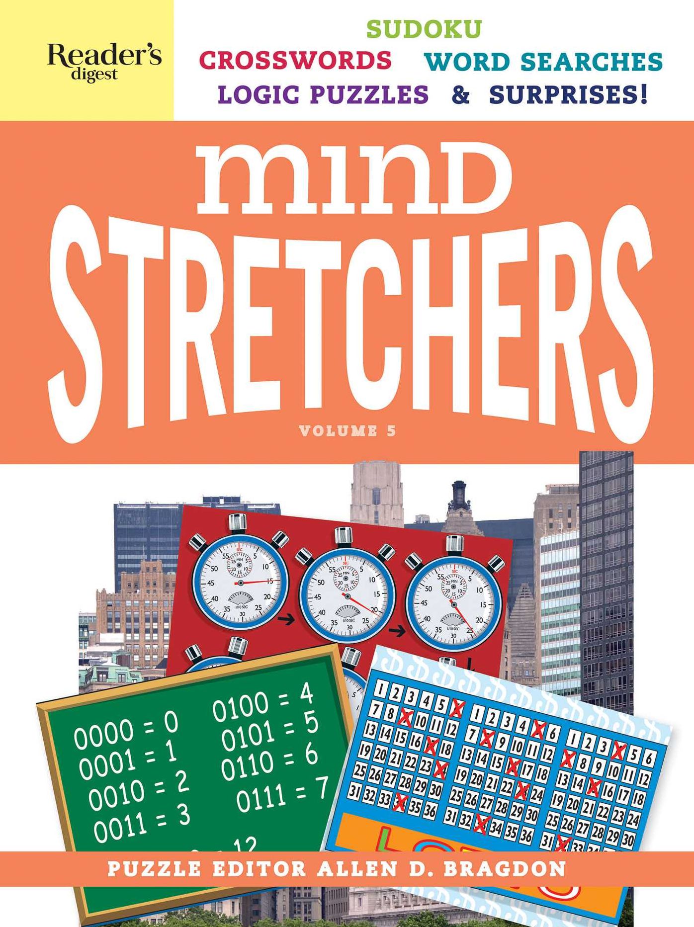 Reader's Digest Mind Stretchers Puzzle Book Vol. 5: Number Puzzles, Crosswords, Word Searches, Logic Puzzles and Surprises