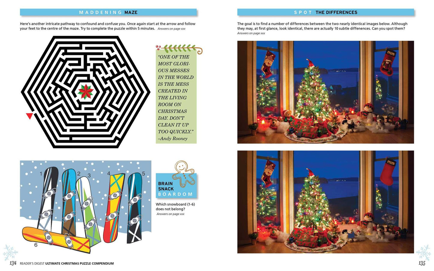 Reader's Digest Ultimate Christmas Puzzles: Stay Sharp and Focused All Season Long!