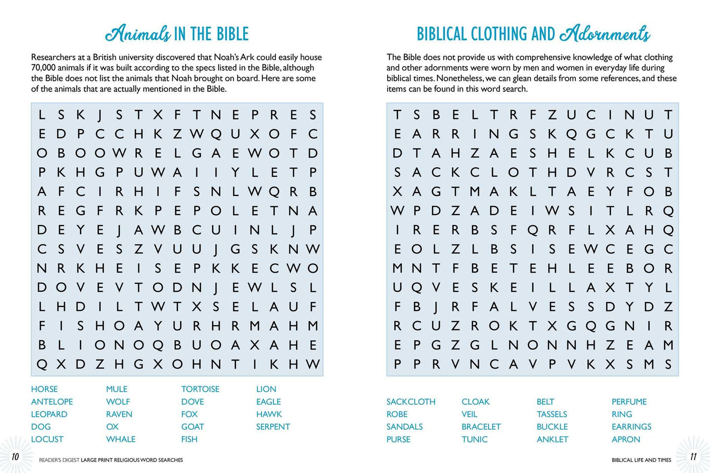 RD Large Print Religious Word Search