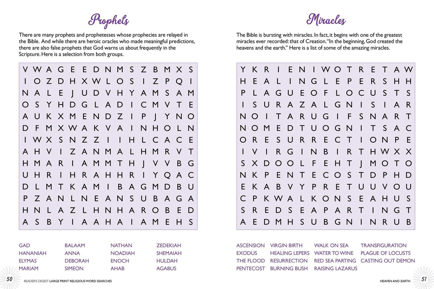 RD Large Print Religious Word Search