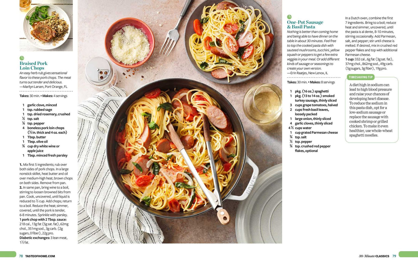 Taste of Home Light & Easy Weeknight Cooking: 307 Quick & Healthy Family Favorites