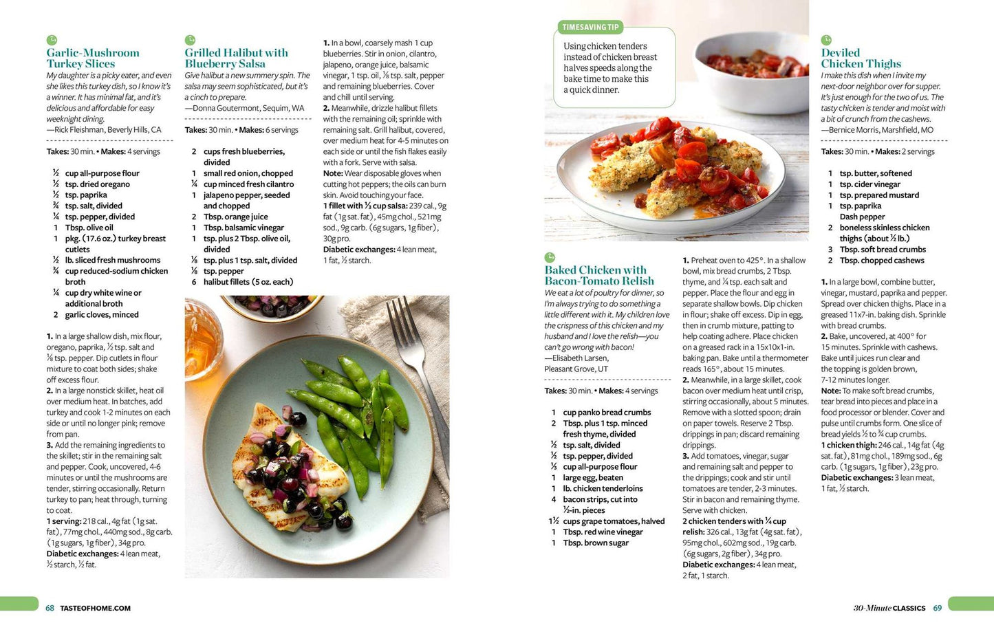 Taste of Home Light & Easy Weeknight Cooking: 307 Quick & Healthy Family Favorites