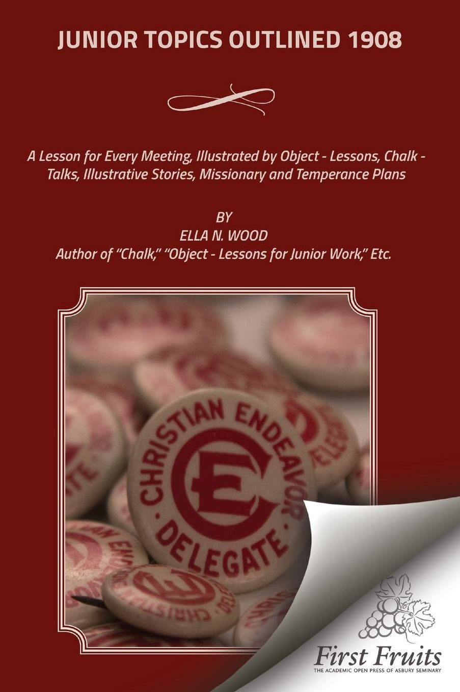 Junior Topics Outlined 1908: A Lesson for Every Meeting, Illustrated by Object - Lessons, Chalk - Talks, Illustrative Stories, Missionary and Temperance Plans
