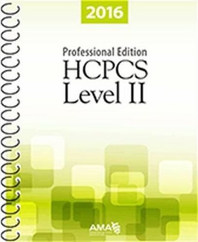 HCPCS 2016 Level II Professional Edition