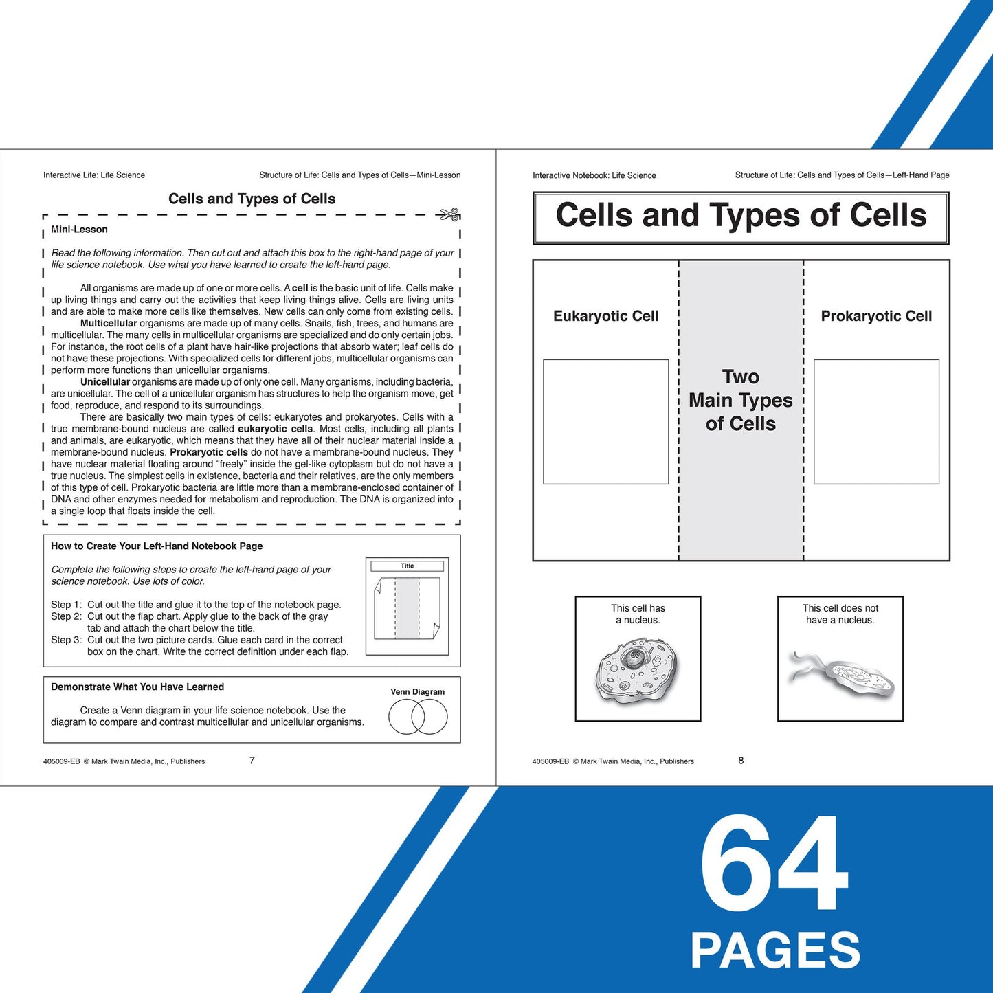 Interactive Notebook: Life Science, Grades 5 - 8