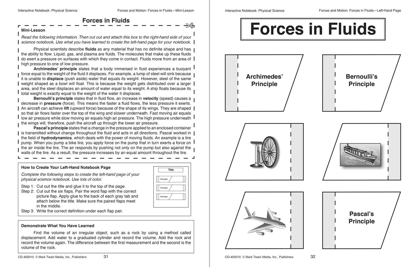 Interactive Notebook: Physical Science, Grades 5 - 8