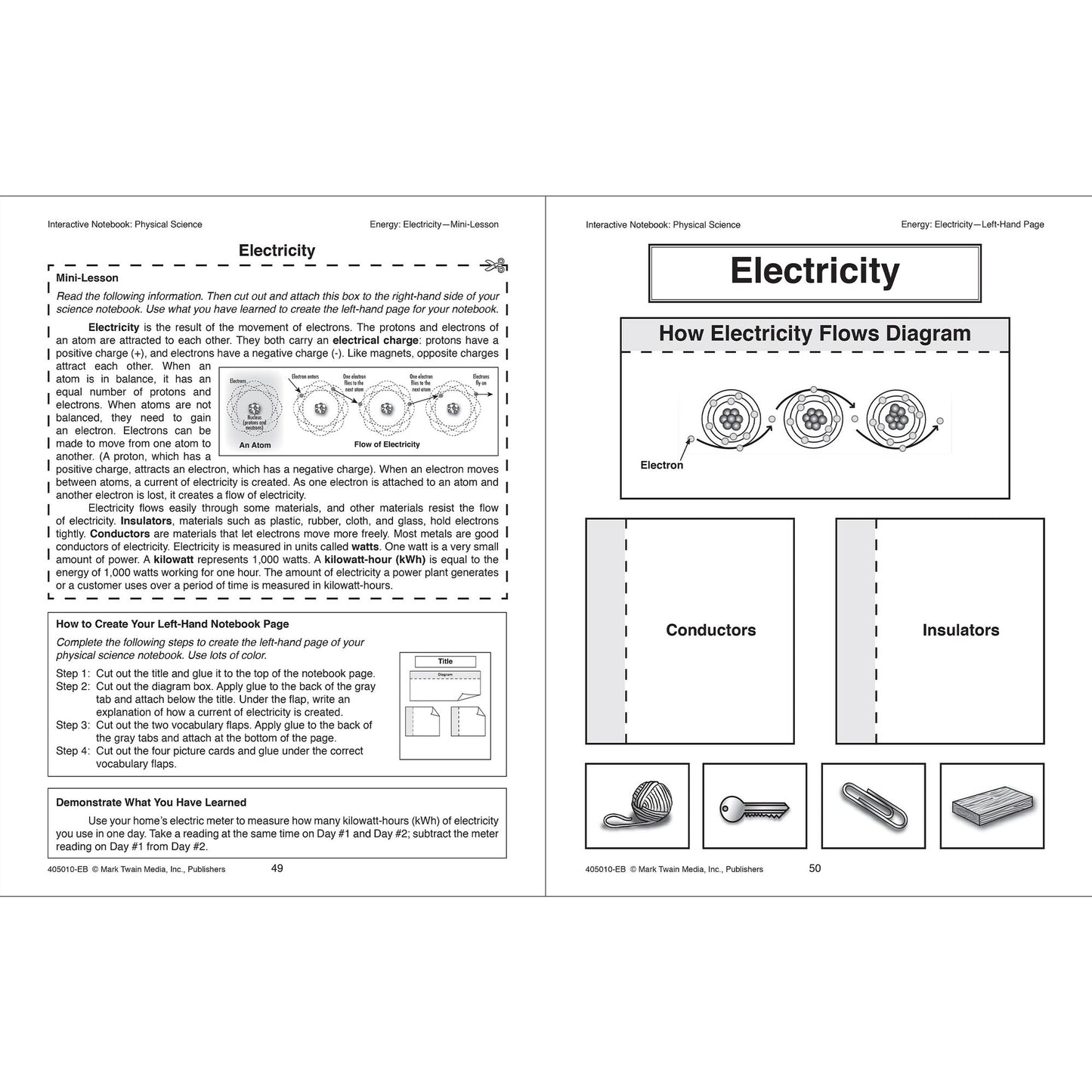 Interactive Notebook: Physical Science, Grades 5 - 8