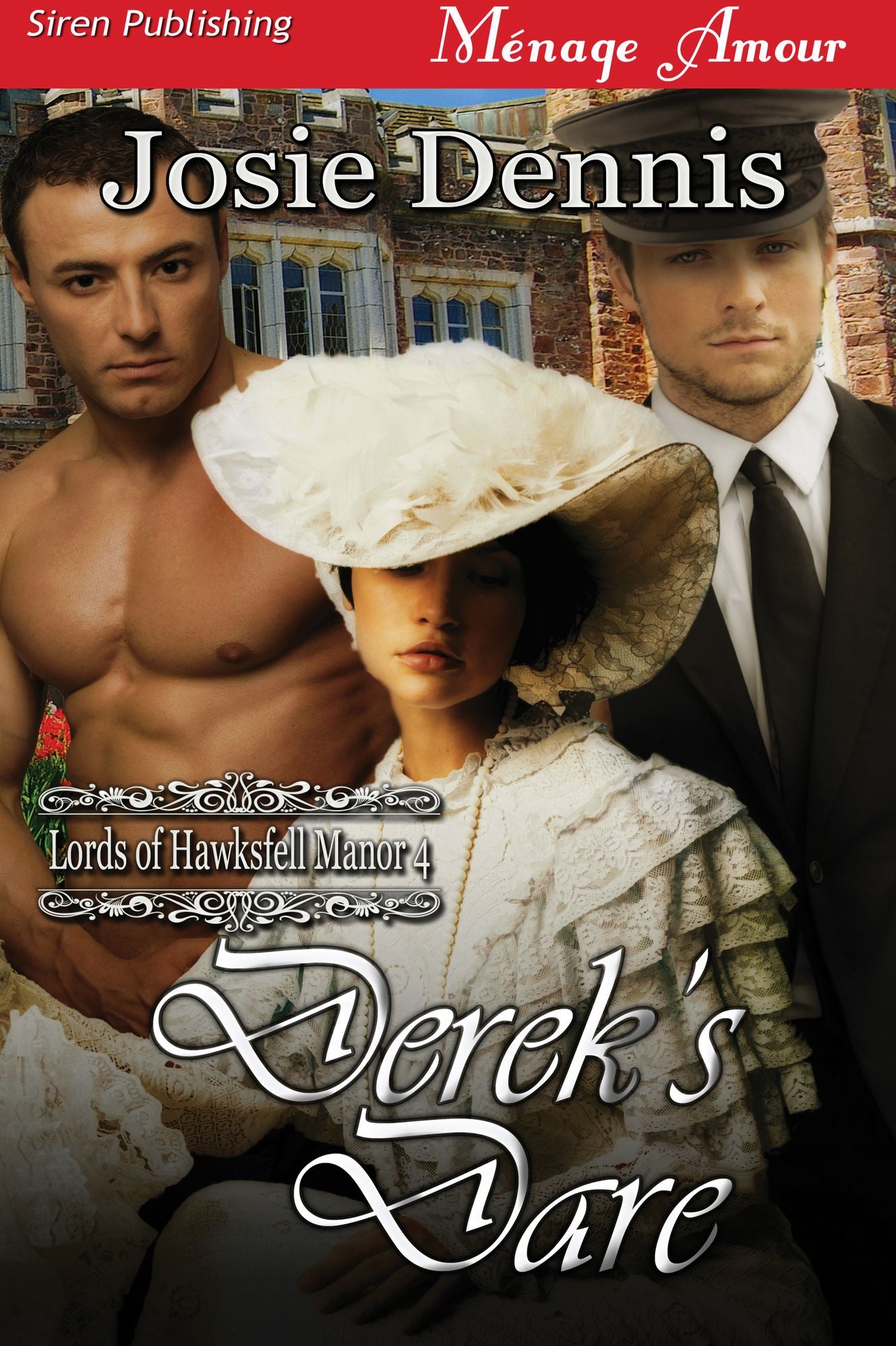 Derek's Dare [Lords of Hawksfell Manor 4] (Siren Publishing Menage Amour)