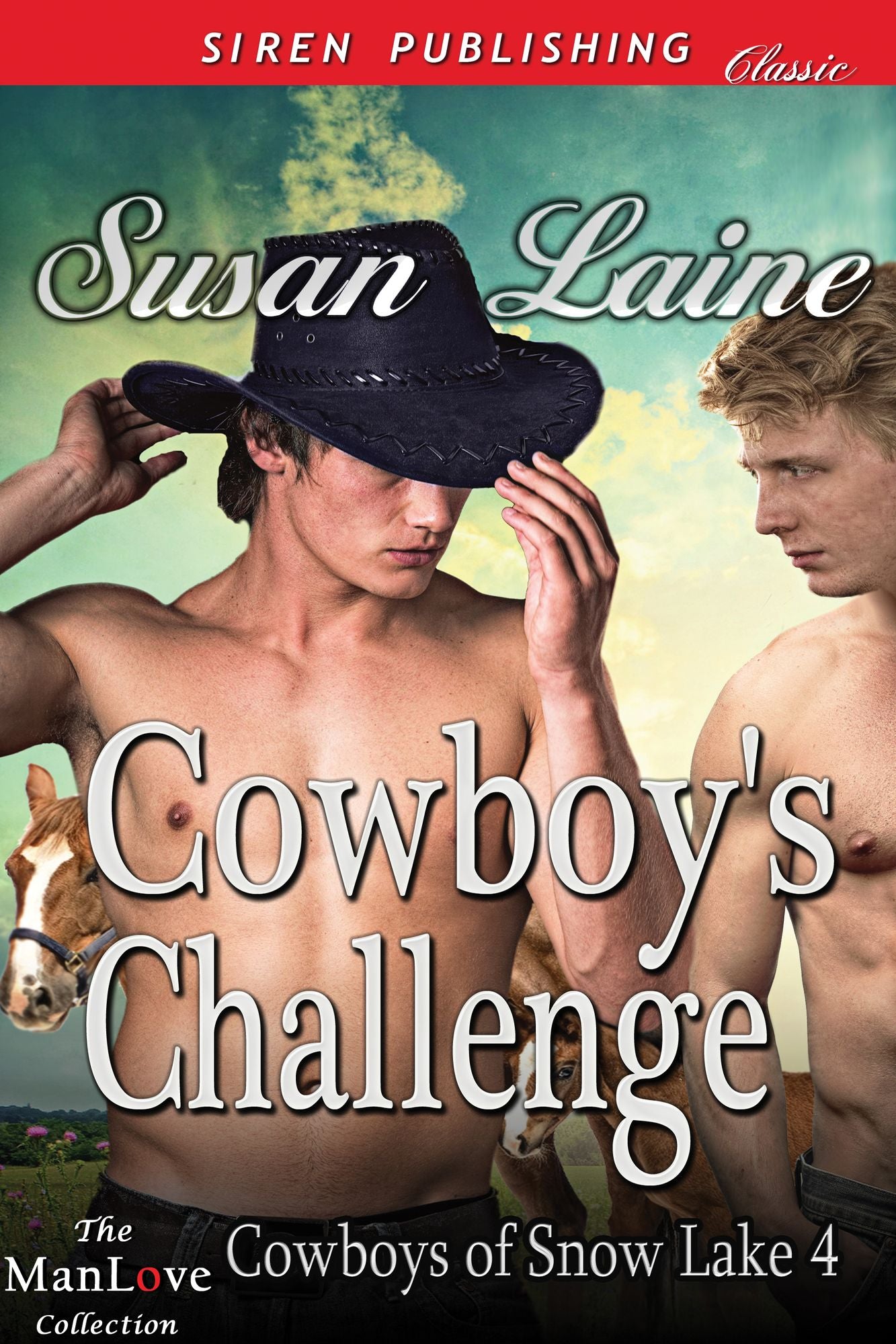 Cowboy's Challenge [Cowboys of Snow Lake 4] (Siren Publishing Classic ManLove)