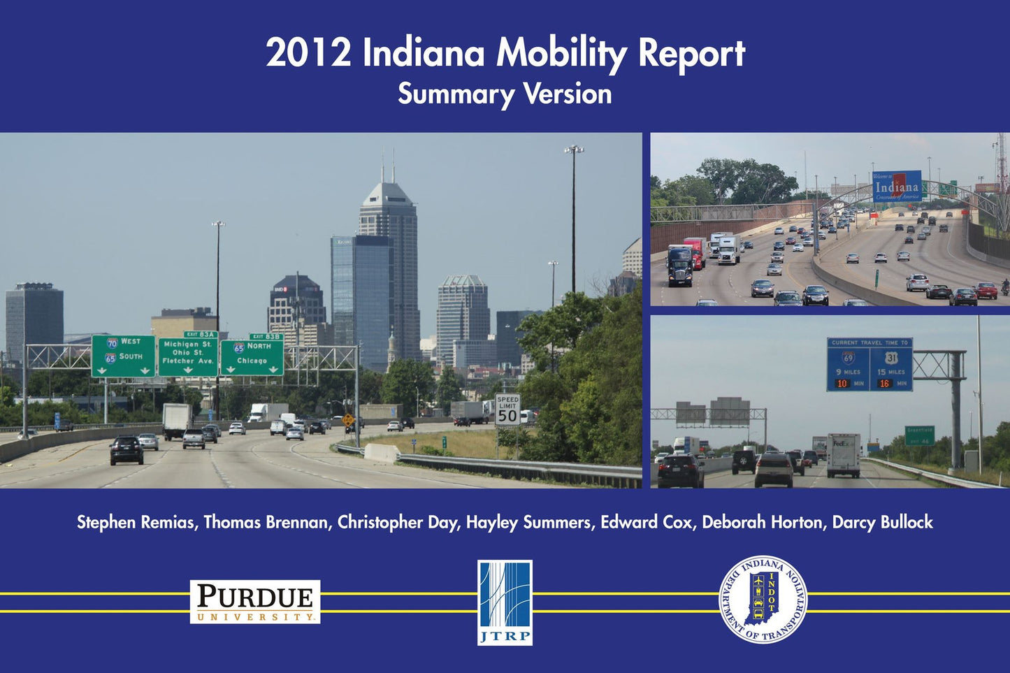 2012 Indiana Mobility Report: Full Version