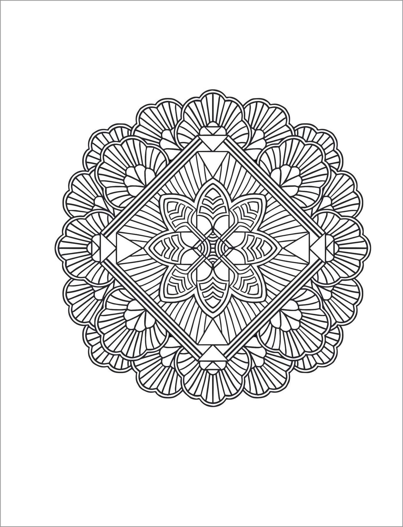 Coloring Books for Grownups: Inspired: Modern Art Designs