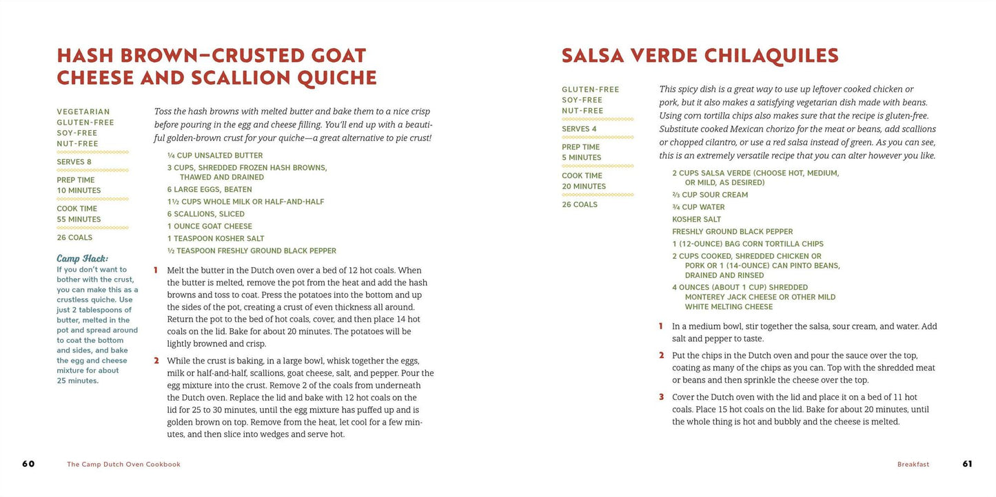 The Camp Dutch Oven Cookbook: Easy 5-Ingredient Recipes to Eat Well in the Great Outdoors