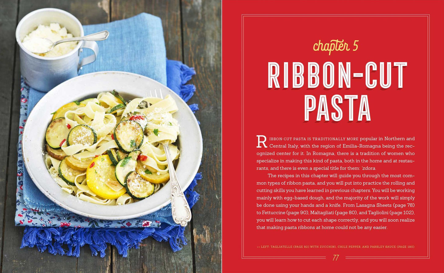 Homemade Pasta Made Simple: A Pasta Cookbook with Easy Recipes & Lessons to Make Fresh Pasta Any Night