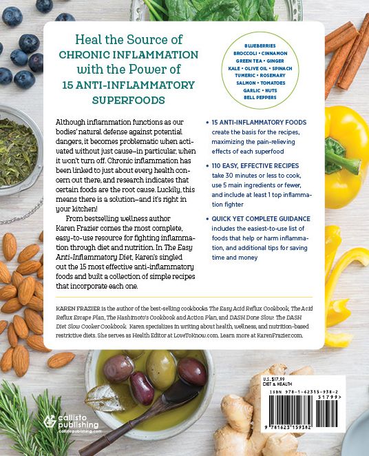 The Easy Anti Inflammatory Diet: Fast and Simple Recipes for the 15 Best Anti-Inflammatory Foods