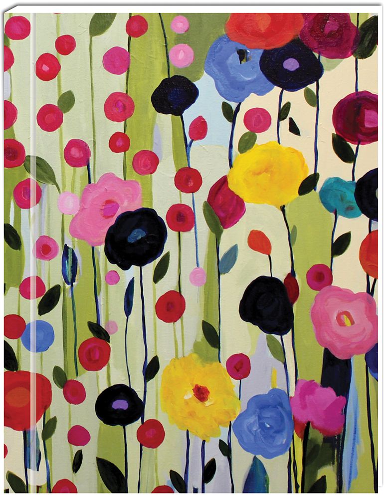 Wildflowers GreenJournal: Lined Journal