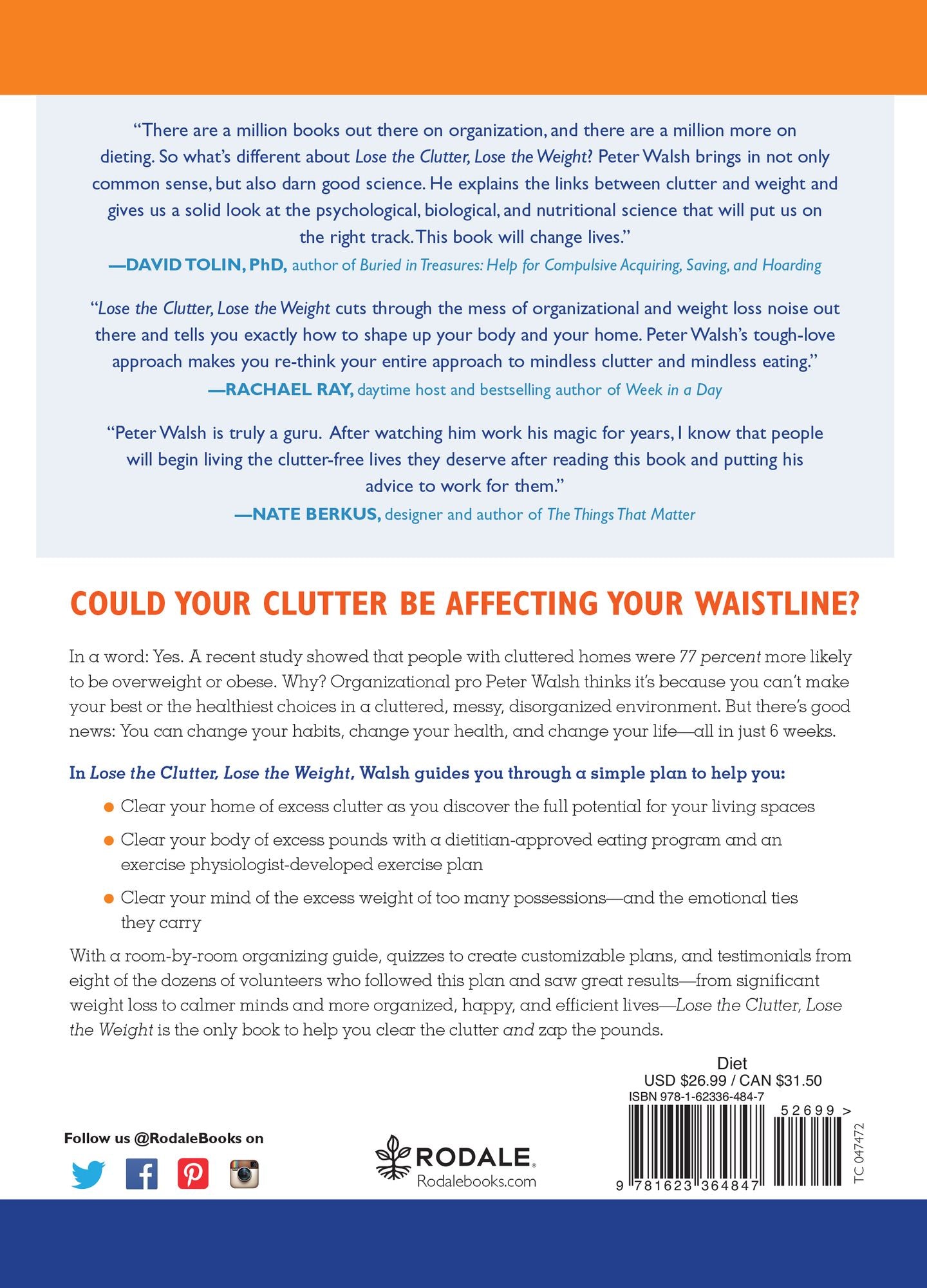 Lose the Clutter, Lose the Weight: The Six-Week Total-Life Slim Down
