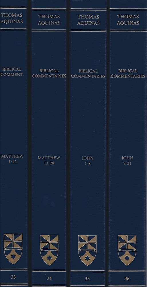 Commentary on the Gospels of Matthew and John: Complete Set (Latin-English Edition)