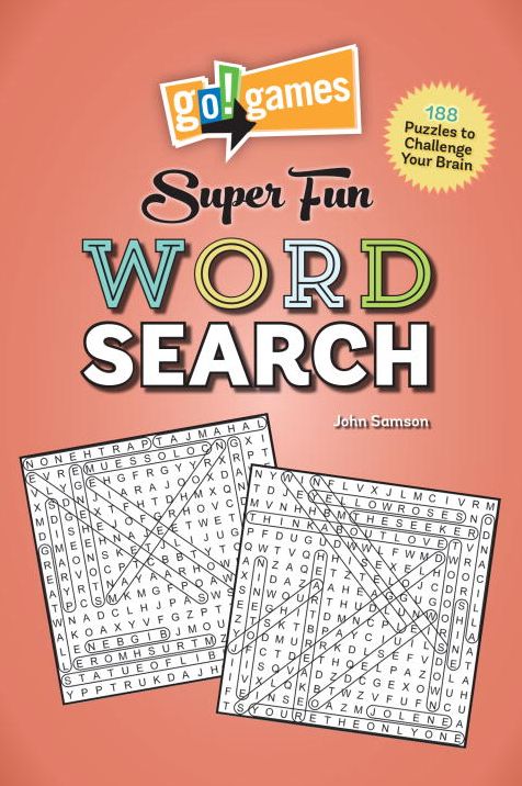 Go!Games Super Fun Word Search: 188 Puzzles to Challenge Your Brain