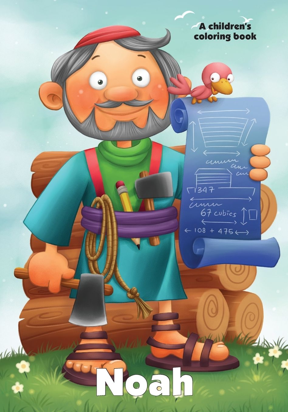 Noah Coloring Book: A story coloring book