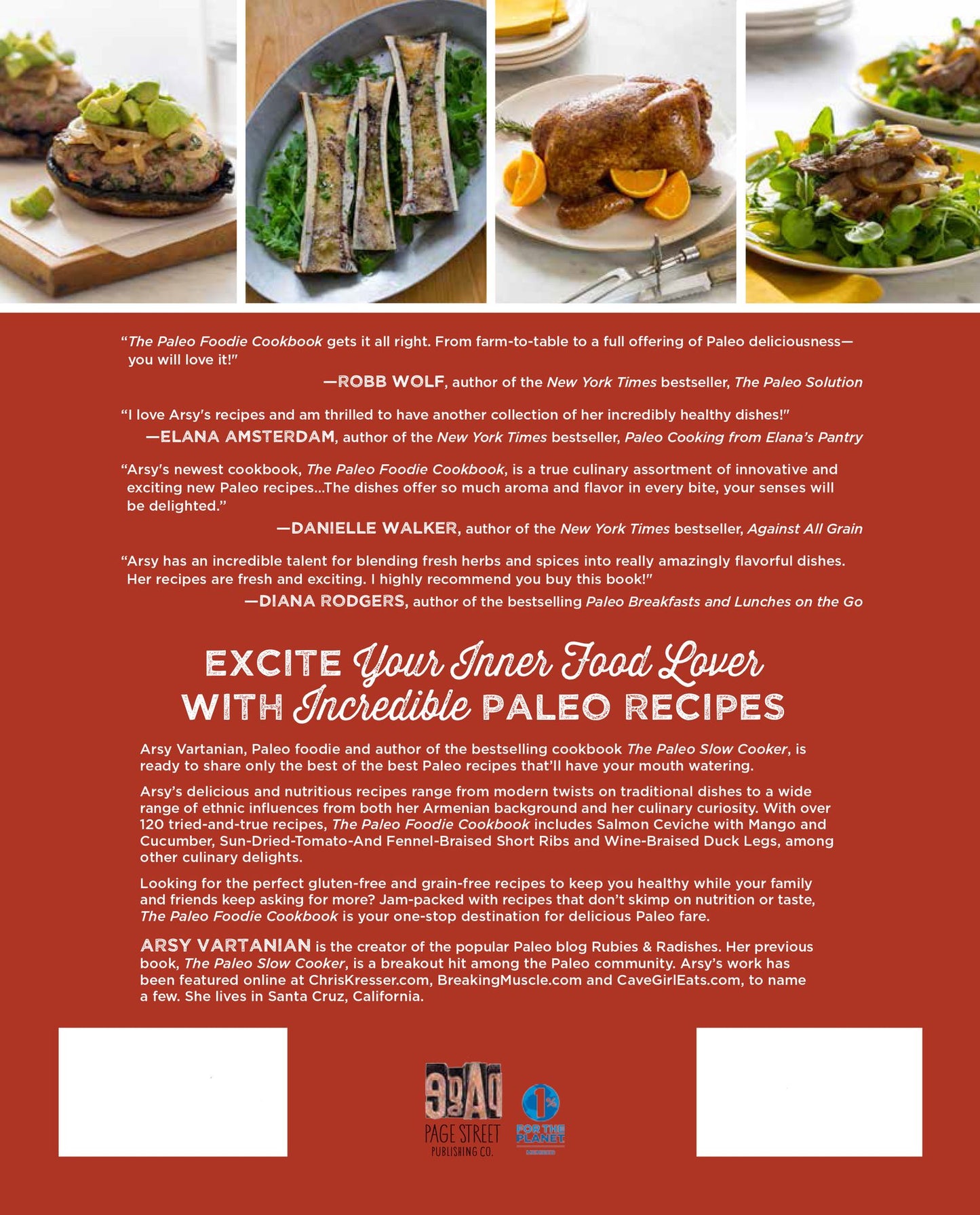 The Paleo Foodie Cookbook: 120 Food Lover's Recipes for Healthy, Gluten-Free, Grain-Free and Delicious Meals