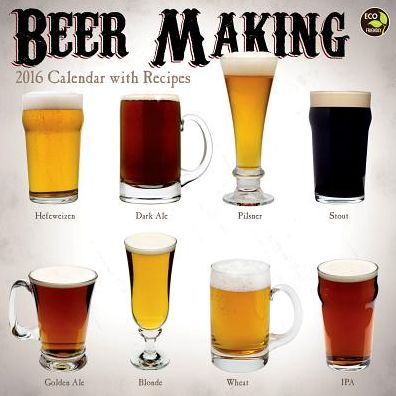 2016 Beer Making Wall Calendar