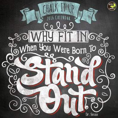 2016 Chalk It Up Wall Calendar