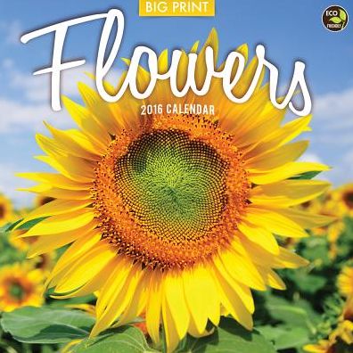 2016 Flowers Wall Calendar