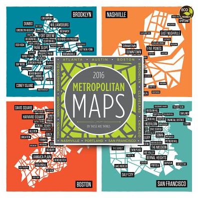 2016 Metropolitan Maps Wall Calendar