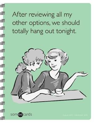 2016 Someecards 17 Month Spiral Planner