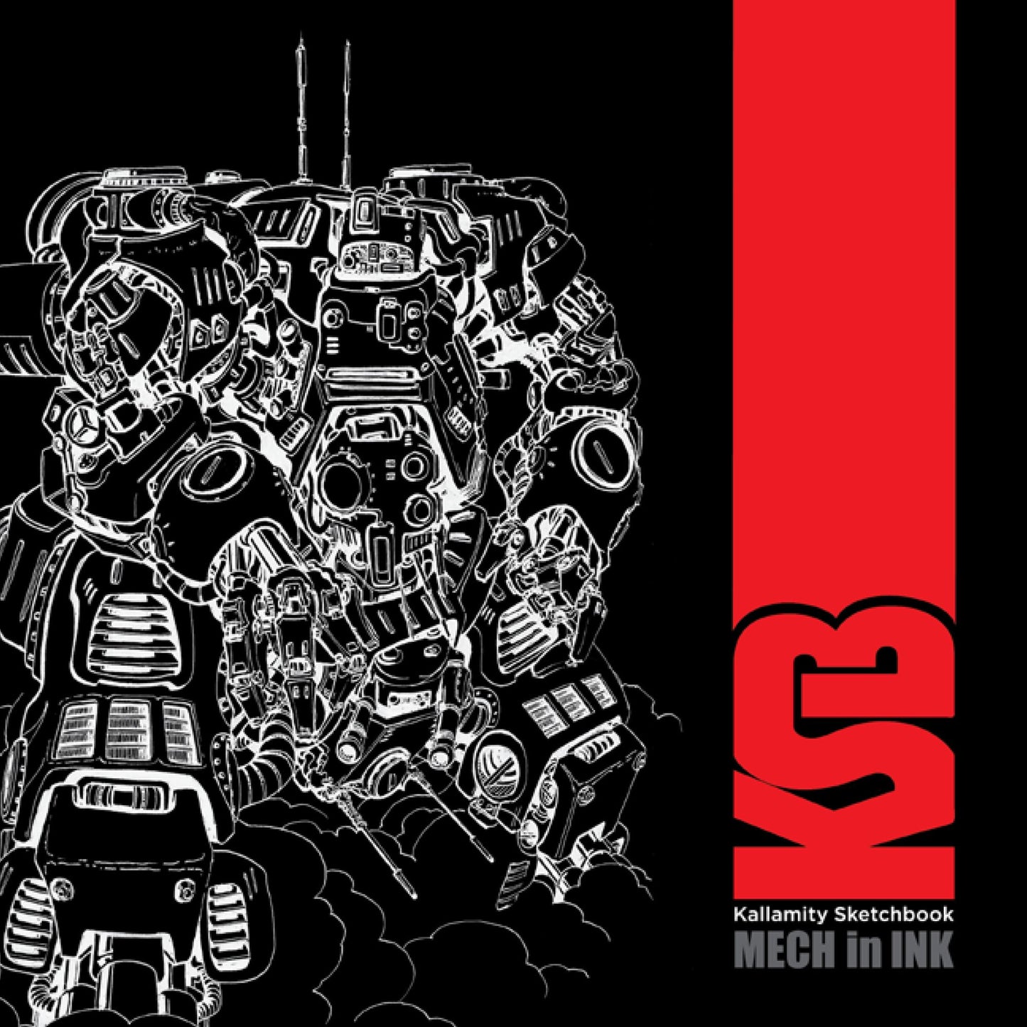 Kallamity Sketchbook: Mech in Ink