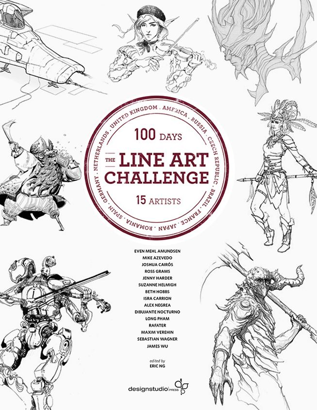 The Line Art Challenge: 100 Sketches For 100 Days