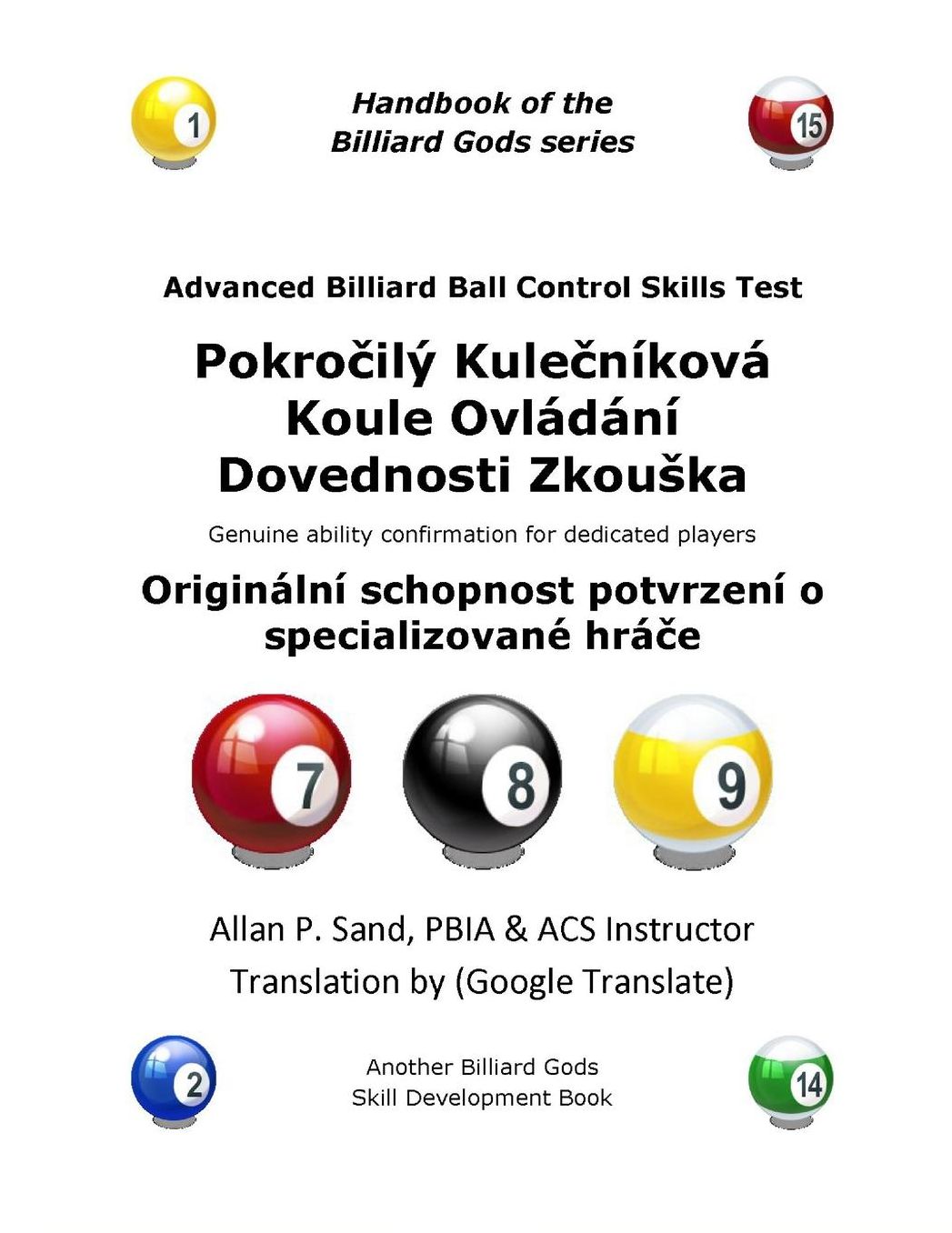 Advanced Billiard Ball Control Skills Test (Czech): Genuine ability confirmation for dedicated players