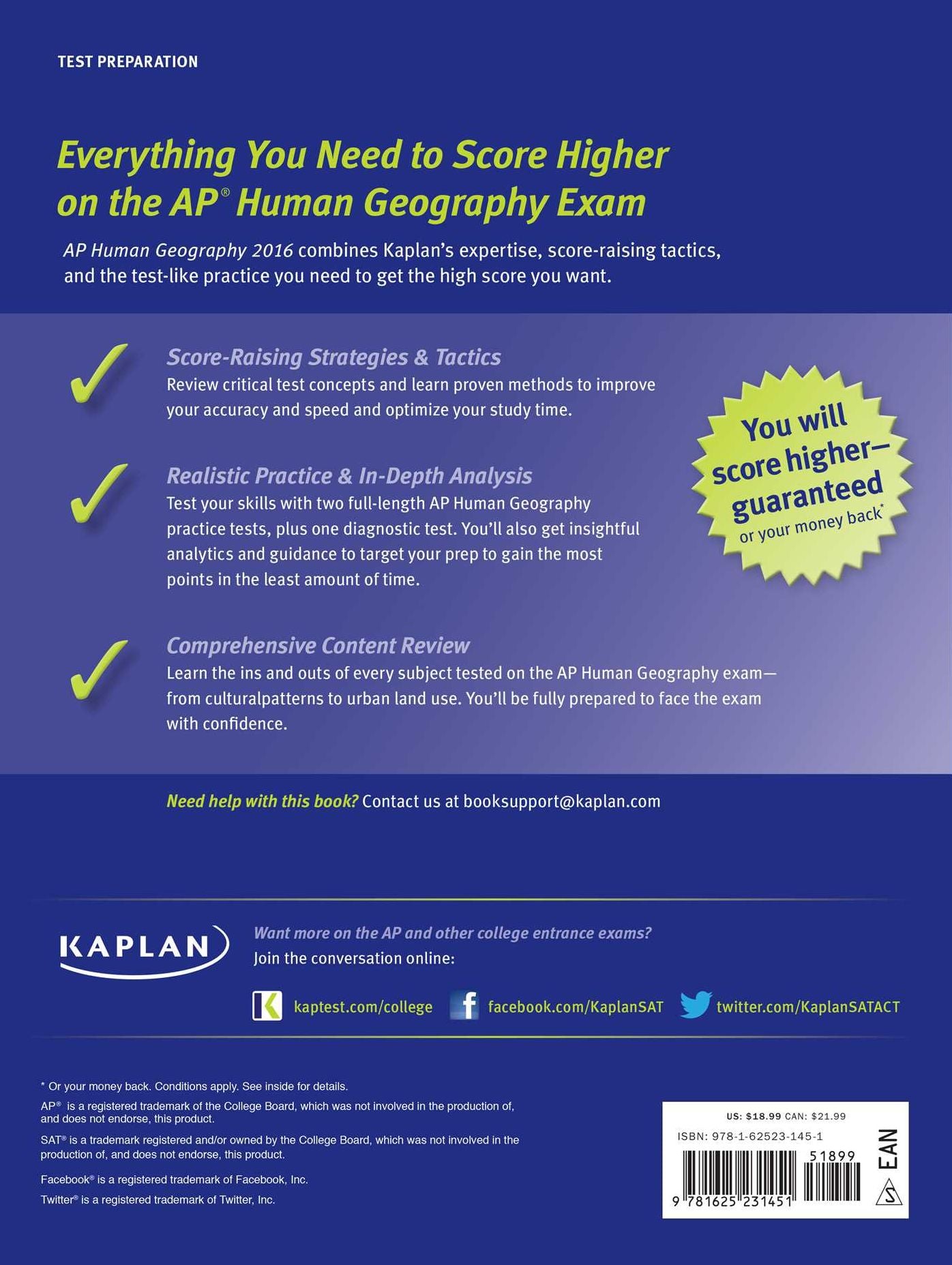 Kaplan AP Human Geography 2016