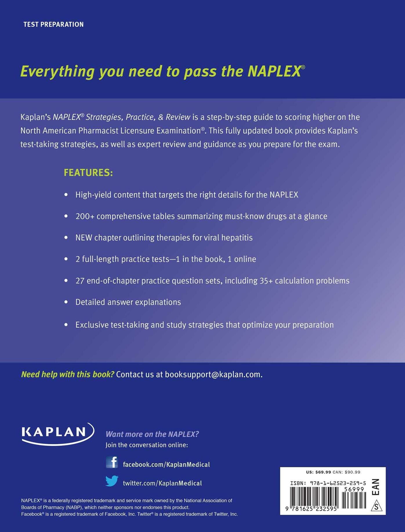 NAPLEX 2016 Strategies, Practice, and Review with 2 Practice Tests: Online + Book